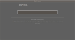 Desktop Screenshot of marv.com